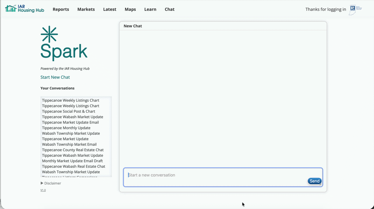 Preview: Ask Spark for chart